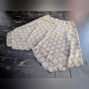 Asymmetrical Flower Skirt Size 12 Zipper Flowy Fairycore Summer Spring Boho Chic